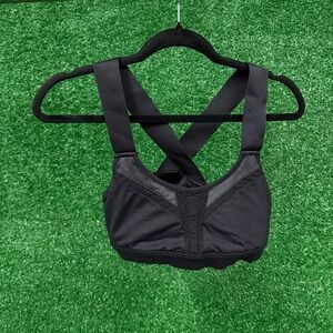 ALO Yoga Black Cross-Back Sports Bra
